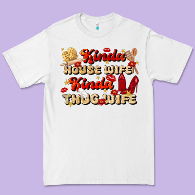 Kinda House Wife Kinda Thug Wife Premium Tee Designed By Jahusdesignshop