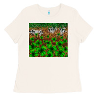 Bone St. Patrick's Day leopard cowhide tumbler Ladies Tee - Neo Western