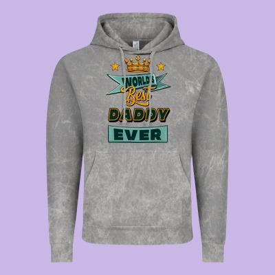 World's Best Daddy Ever Vintage Hoodie Designed By Jasminsmagicworld
