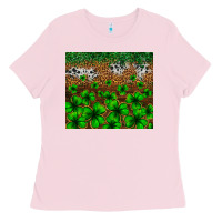 Bubblegum Pink St. Patrick's Day leopard cowhide tumbler Ladies Tee - Neo Western