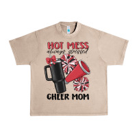 French Oak hot mess always stressed cheer mom Urban Heavy Tee - MaliasSmallBusiness