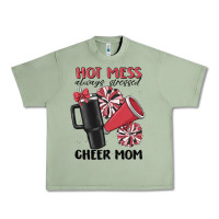 Oil Green hot mess always stressed cheer mom Urban Heavy Tee - MaliasSmallBusiness