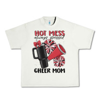Pistachio hot mess always stressed cheer mom Urban Heavy Tee - MaliasSmallBusiness