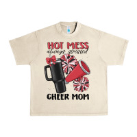 Sandshell hot mess always stressed cheer mom Urban Heavy Tee - MaliasSmallBusiness