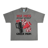 Tornado hot mess always stressed cheer mom Urban Heavy Tee - MaliasSmallBusiness