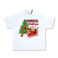 White Cowgirl Christmas Urban Heavy Tee - AdoDesignShop