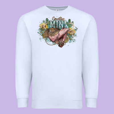 Country Mini Premium Sweatshirt Designed By Howdyjamesfarm