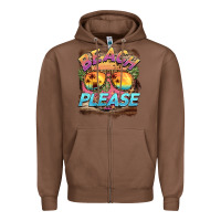 Chestnut becach please Zipper Hoodie - BarkalooDesign