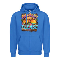 True Royal becach please Zipper Hoodie - BarkalooDesign