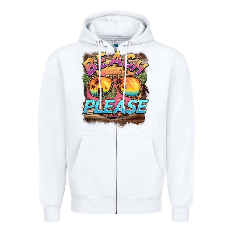 Becach Please Zipper Hoodie by BarkalooDesign | Teevron