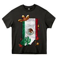 Asphalt mexican indiana Heavy Core Tee - CowhideDigitalArt