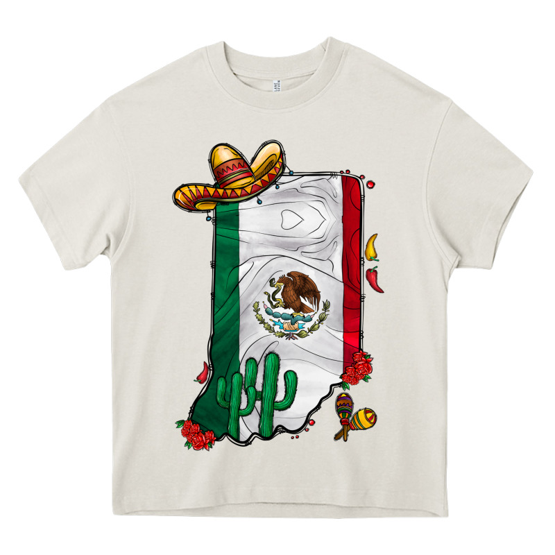 Mexican Indiana Heavy Core Tee by CowhideDigitalArt | Teevron