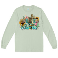 Matcha created with a purpose Long Sleeve Tee - NancyCooperArtShop