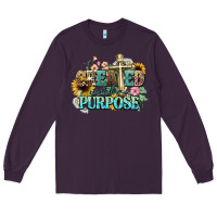 Plum created with a purpose Long Sleeve Tee - NancyCooperArtShop