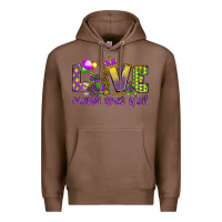 Chestnut Love Mardi Gras Y'all Premium Hoodie - HowdyJamesFarm