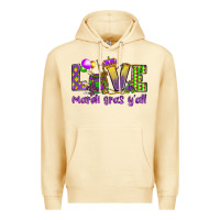 Pina Colada Love Mardi Gras Y'all Premium Hoodie - HowdyJamesFarm