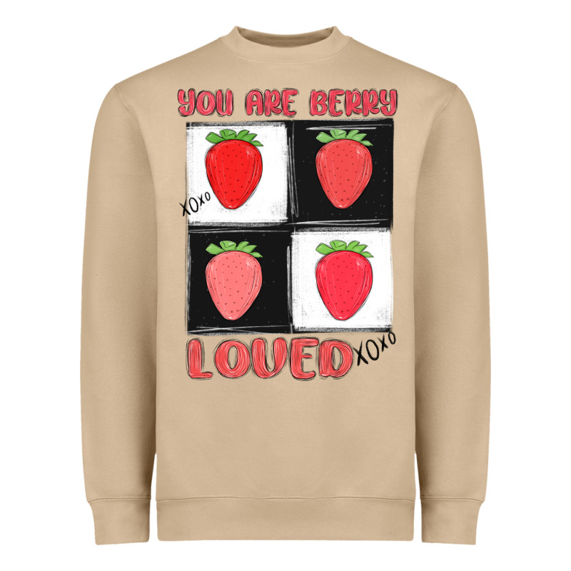 You Are Berry Loved Heavyweight Sweatshirt by MaliasSmallBusiness | Teevron