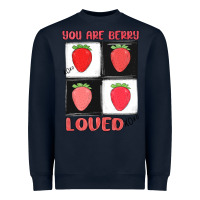 Navy you are berry loved Heavyweight Sweatshirt - MaliasSmallBusiness