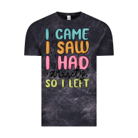Cloud Black i came i saw i had anxiety so i left Vintage Tee - MaliasSmallBusiness