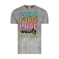 Cloud Rock i came i saw i had anxiety so i left Vintage Tee - MaliasSmallBusiness