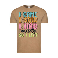 Vintage Coffee i came i saw i had anxiety so i left Vintage Tee - MaliasSmallBusiness