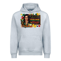 Heather Grey Juneteenth black teacher magic Urban Hoodie - FaDigitalArtStudio