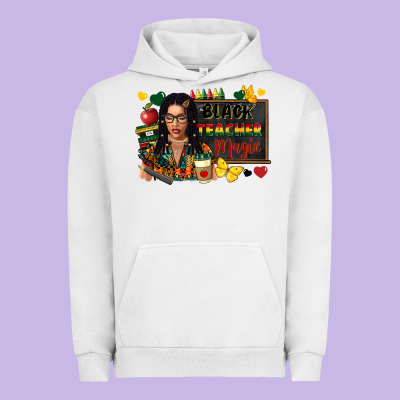 Juneteenth Black Teacher Magic Urban Hoodie Designed By Fadigitalartstudio
