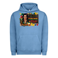 Pigment Pebble Blue Juneteenth black teacher magic Urban Hoodie - FaDigitalArtStudio