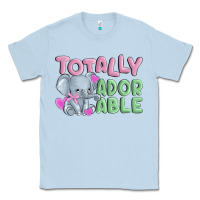 Dusty Blue totally adorable Classic Tee - MaliasSmallBusiness