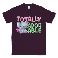 Plum totally adorable Classic Tee - MaliasSmallBusiness