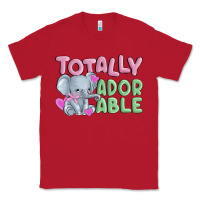 Red totally adorable Classic Tee - MaliasSmallBusiness