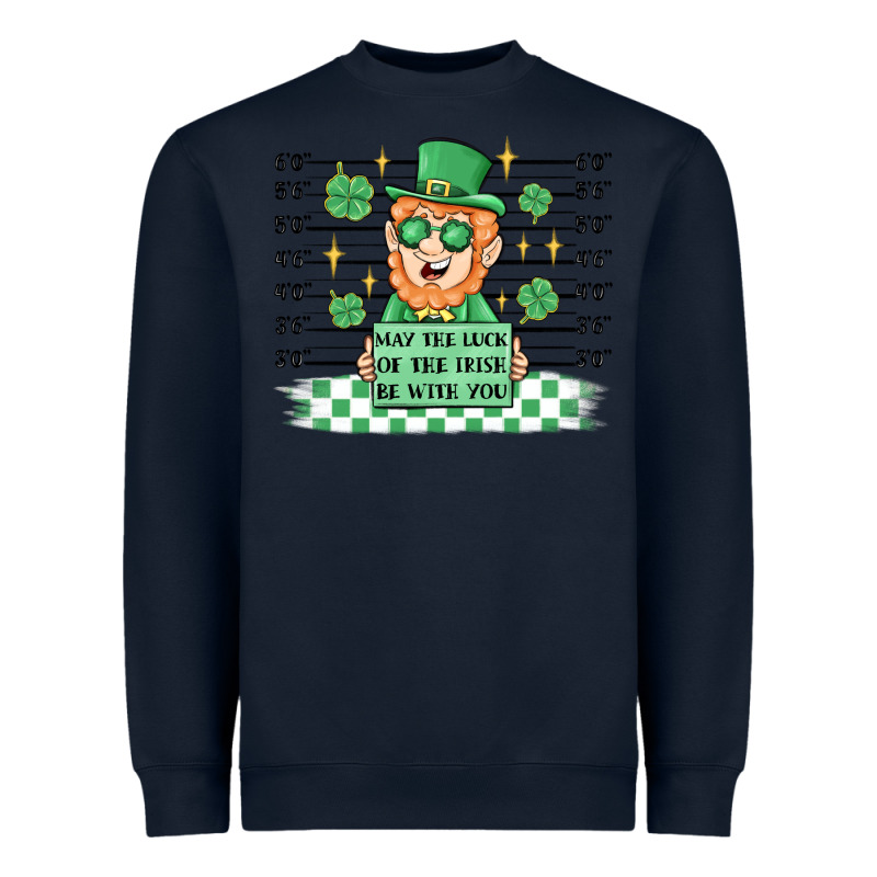 May The Luck Of The Irish Be With You Heavyweight Sweatshirt by MaliasSmallBusiness | Teevron