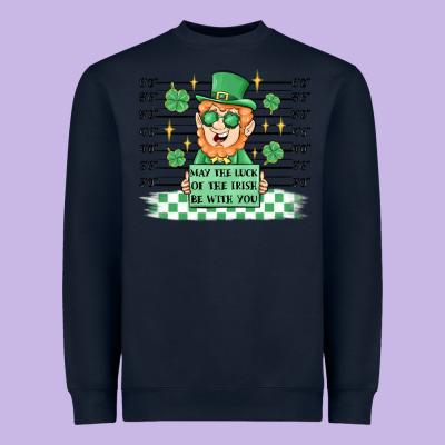 May The Luck Of The Irish Be With You Heavyweight Sweatshirt Designed By Maliassmallbusiness