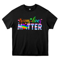 Trans Lives Matter Heavy Core Tee | Teevron