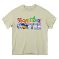 Mossy trans lives matter Heavy Core Tee - HRA Design Shop