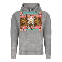 Cloud Rock llama and roses glitter Vintage Hoodie - LillyAllenDesigns
