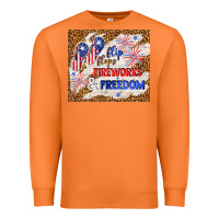 Carrot flip flops fireworks & freedom 4th of july Premium Sweatshirt - TumblerDesignByShophia