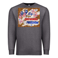 Flip Flops Fireworks & Freedom 4th Of July Premium Sweatshirt | Teevron