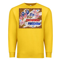 Lemon flip flops fireworks & freedom 4th of july Premium Sweatshirt - TumblerDesignByShophia