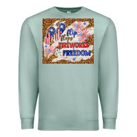 Seafoam flip flops fireworks & freedom 4th of july Premium Sweatshirt - TumblerDesignByShophia