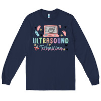 Navy ultrasound technician Long Sleeve Tee - MaliasSmallBusiness