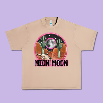 Neon Moon Urban Heavy Tee Designed By Maliassmallbusiness