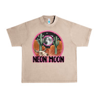 French Oak neon moon Urban Heavy Tee - MaliasSmallBusiness