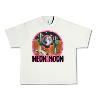 Pistachio neon moon Urban Heavy Tee - MaliasSmallBusiness