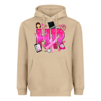 Mushroom breast cancer hr human resources Heavyweight Hoodie - texasbilliewilder