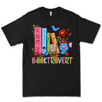 Black booktrovert Premium Tee - JahusDesignShop