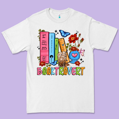 Booktrovert Premium Tee Designed By Jahusdesignshop