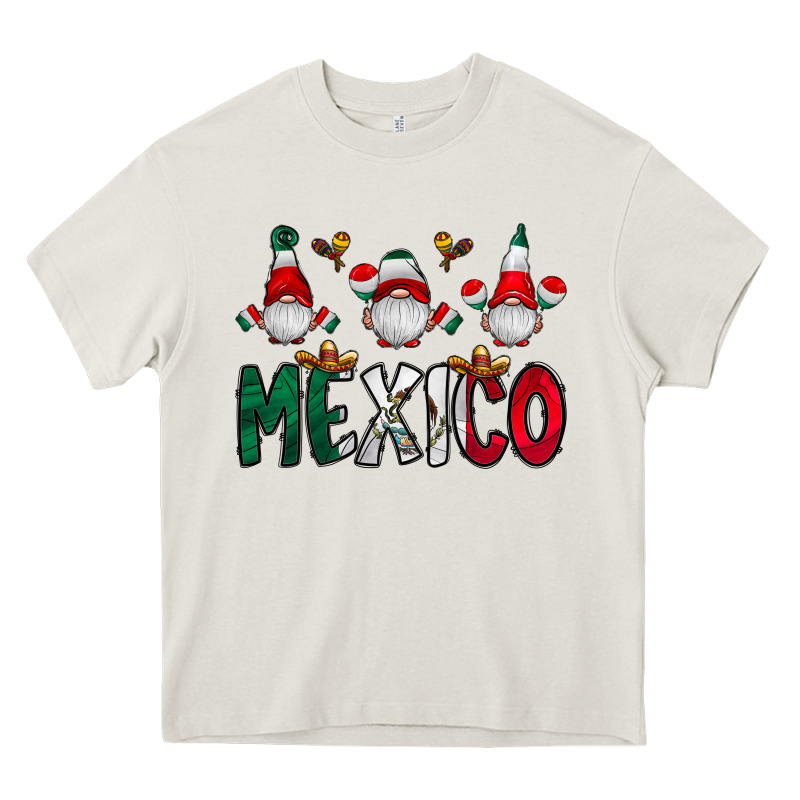 Mexico Gnome Heavy Core Tee by CowhideDigitalArt | Teevron