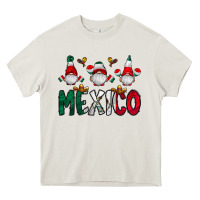 Cream mexico gnome Heavy Core Tee - CowhideDigitalArt