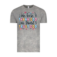 Look Back And Thank God Look Forward And Trust God Vintage Tee | Teevron
